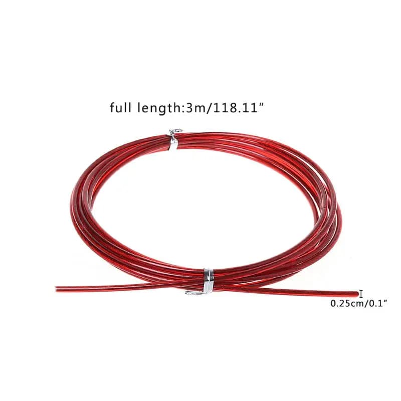 Câble en fil d'acier remplaçable Crossfit de 3m, cordes à sauter de vitesse, corde de rechange pour sauter