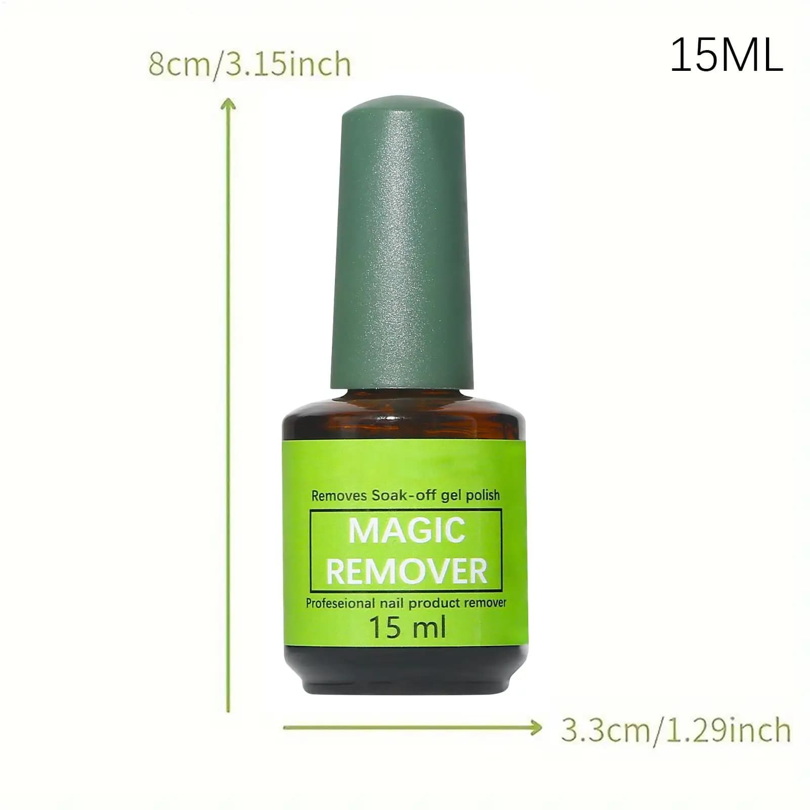 Dissolvant de vernis à ongles Gel 15ml