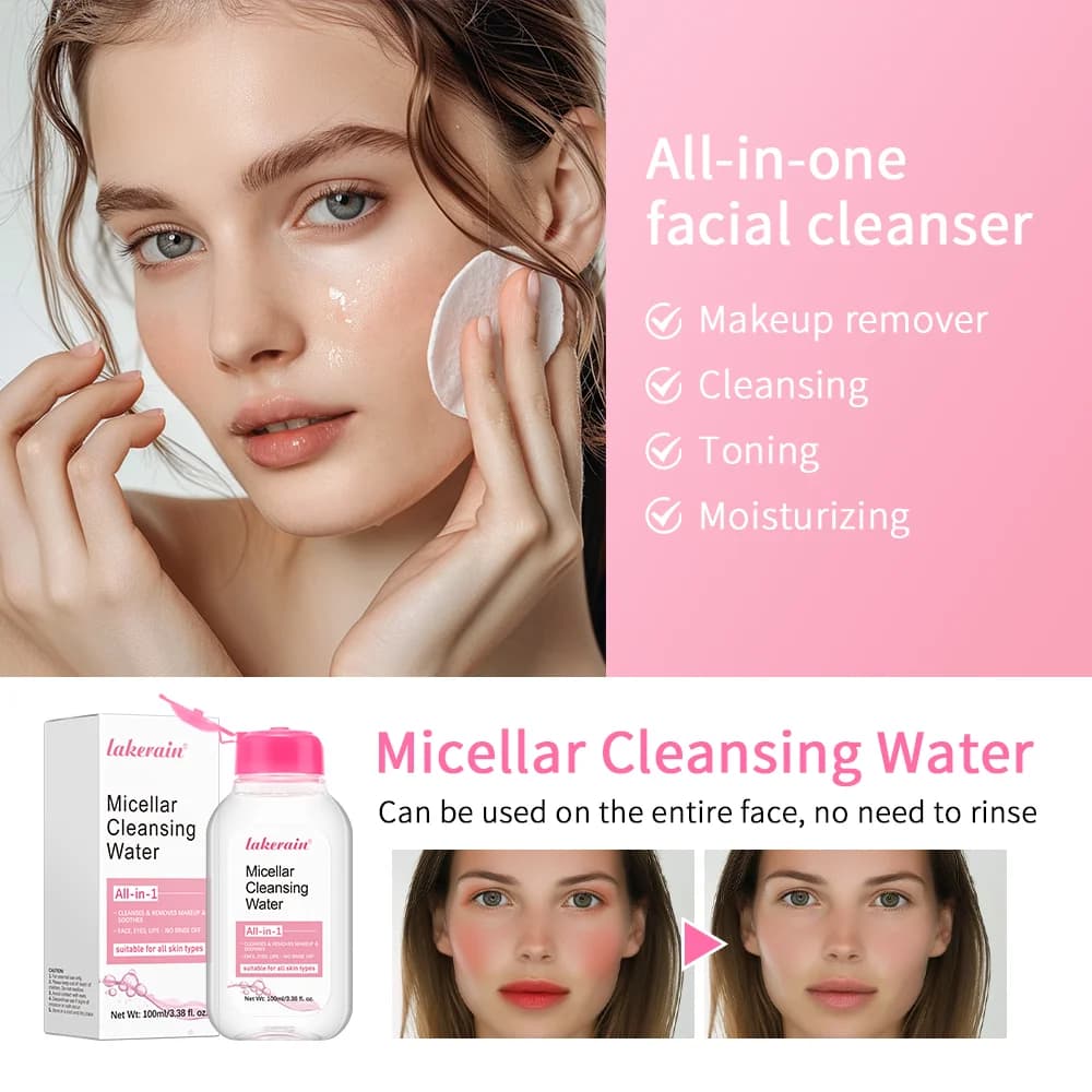 Garnier – nettoyant hydratant pour le visage, eau micellaire, démaquillant en profondeur, eau de nettoyage, rafraîchit, hydrate, nettoyage de la peau, 100ml