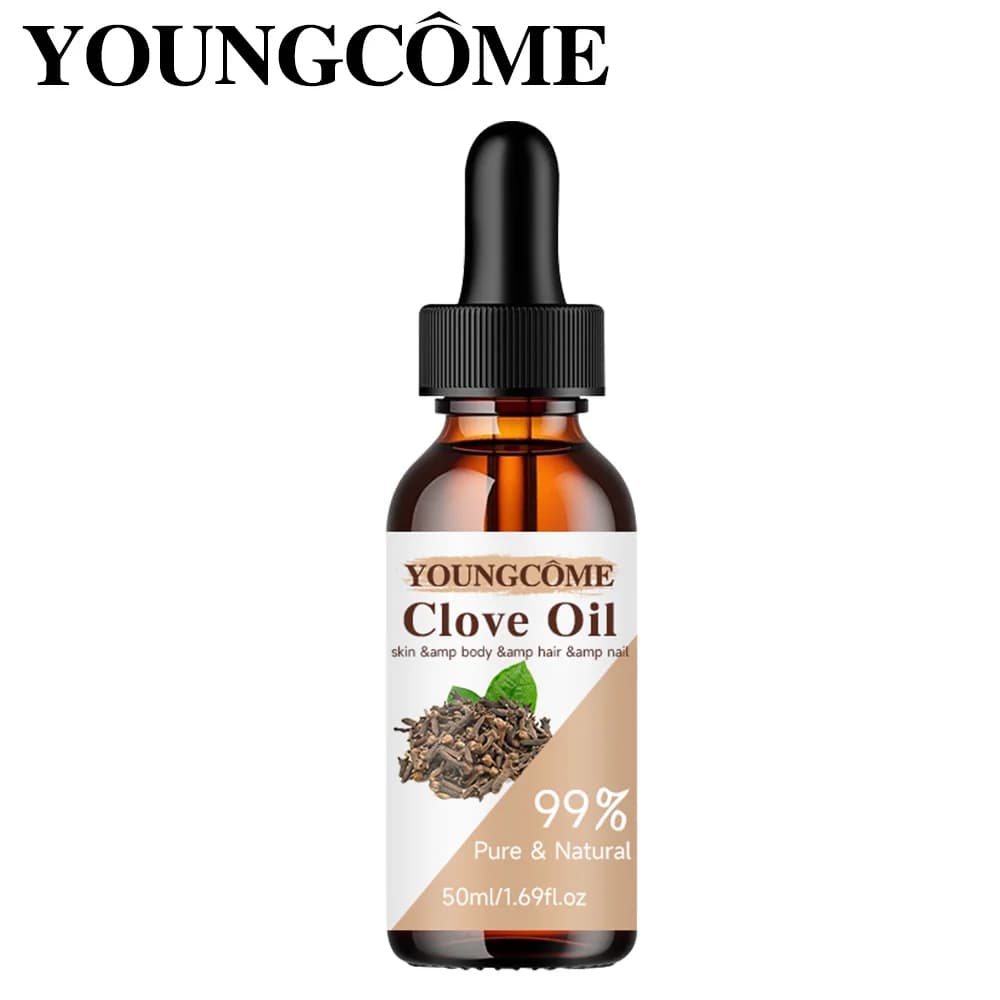 Huile essentielle de clous de girofle, 2 pièces, aide à garder la peau, hydrate et améliore l'élasticité de la peau, brillant, soin du visage, réparation hydratante, Anti-âge
