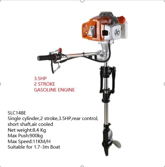 Moteur hors-bord 2 temps 2,5 3,5 CV refroidi par air 6 9,8 12 15 18 CV refroidi par eau 2 cylindres Propulseur hélice