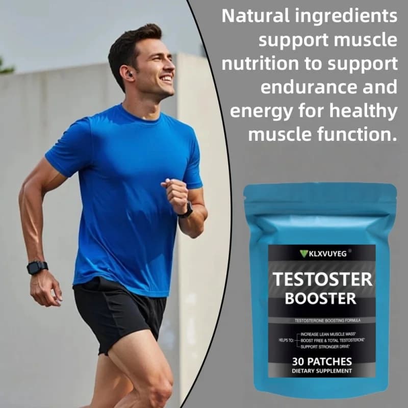  Booster de testostérone 30 patchs - Améliore l'endurance et l'énergie
