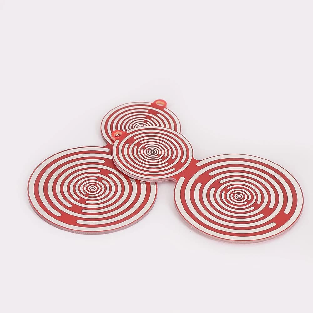 Pendentif disque d'énergie polarisant, réduit l'énergie négative, oscillateur multi-ondes de Lakhovsky, Double face, équilibre MWO EMF, méditation