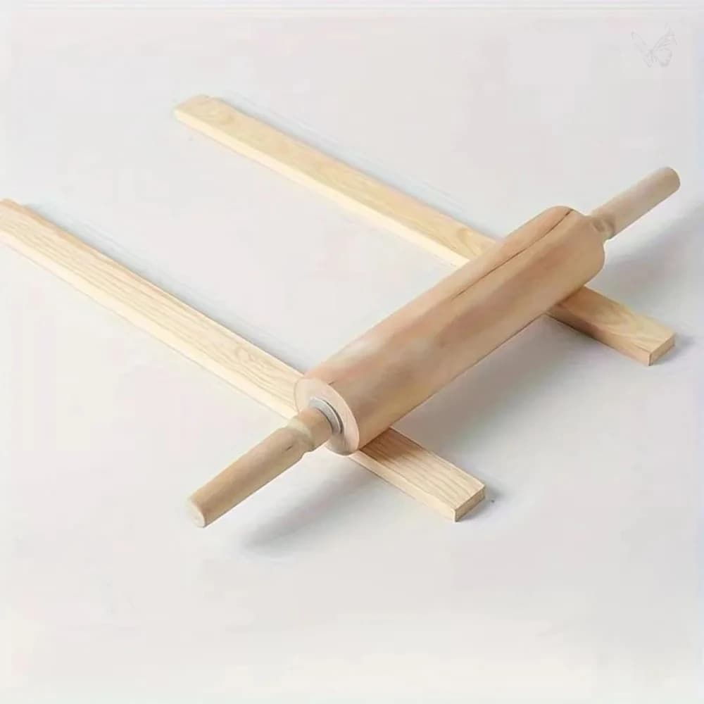 Ensemble de 8 guides de roulement en bois pour rouleaux à pâte, épaisseurs 3mm/5mm/7mm/10mm, rails lisses beige clair pour rouleaux à argile