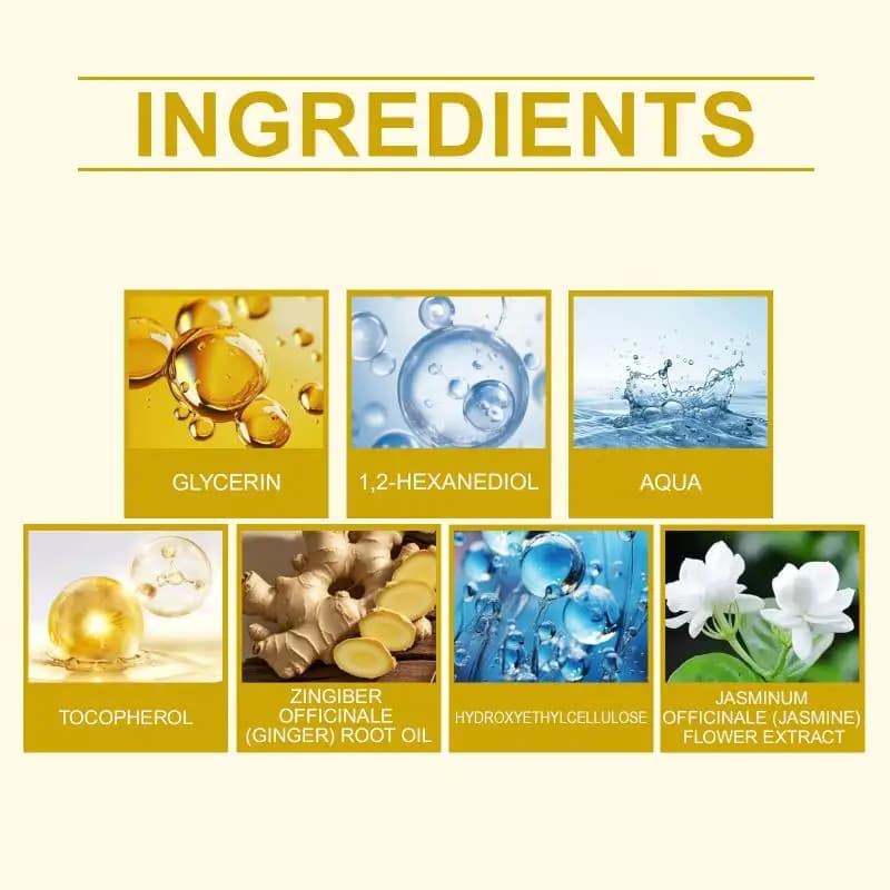 Huile essentielle Hoegoa pour les soins capillaires, nourrit le cuir chevelu, rend les cheveux lisses et est une huile essentielle hydratante pour les soins capillaires.