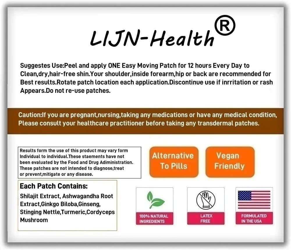 30 patchs Shilajit