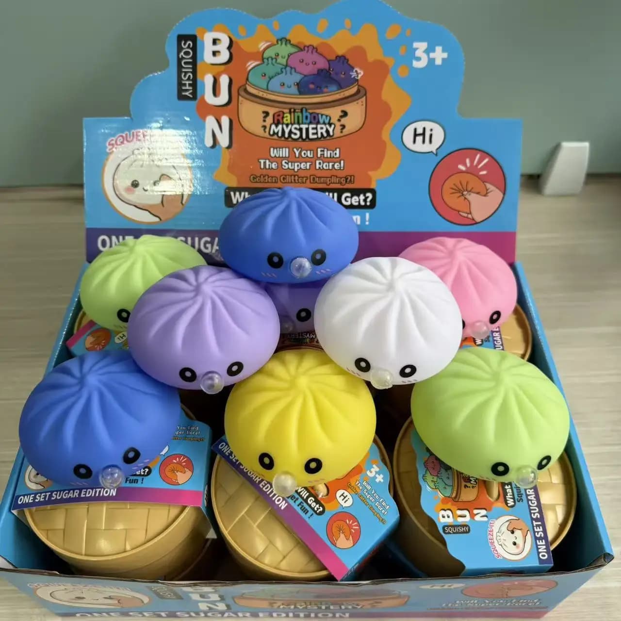 Nouveau Squishy Boule de Pain à Bulles