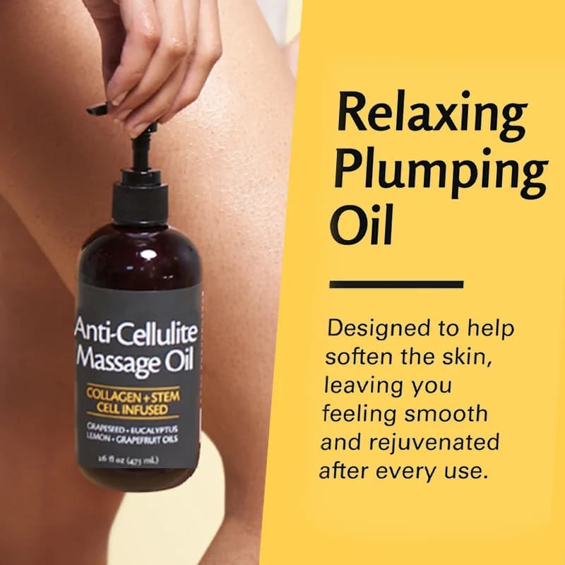 Huile de massage corporel anti-cellulite 240/100ml, aromathérapie naturelle, huile essentielle relaxante et apaisante pour le soin de la peau, pour massage du corps entier