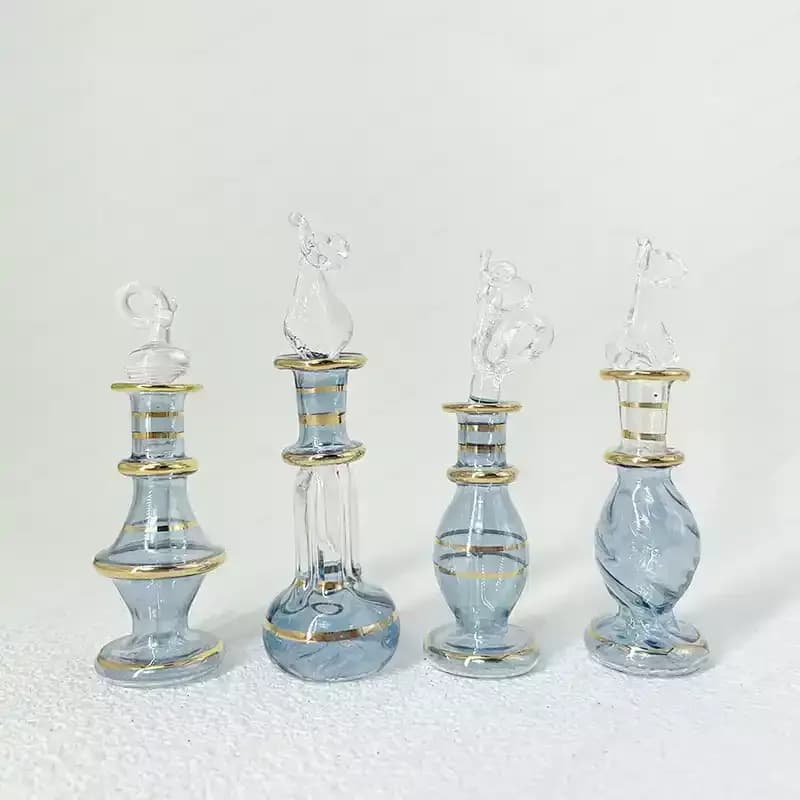 Bouteille d'huile essentielle parfumée égyptienne de 5 cm, diffuseur d'aromathérapie, décoration en verre, souvenir de voyage, cadeau d'anniversaire