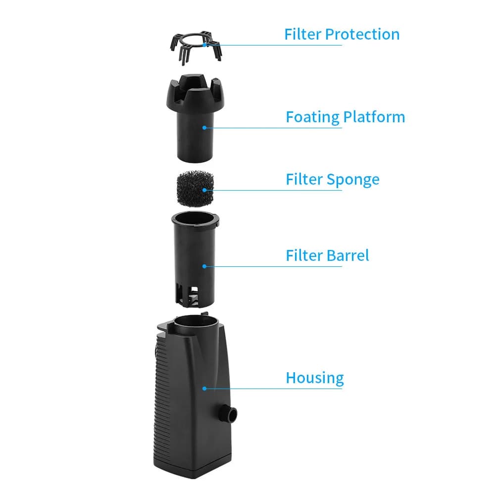 Filtre à membrane d'élimination d'huile USB pour aquarium, élimine l'eau, oxygénateur intégré, dissolvant d'huile, poisson précieux