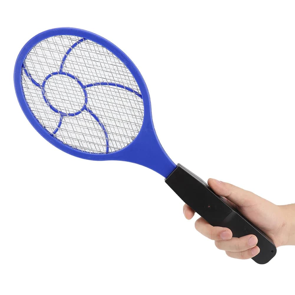 Raquette anti-moustiques électrique à trois couches