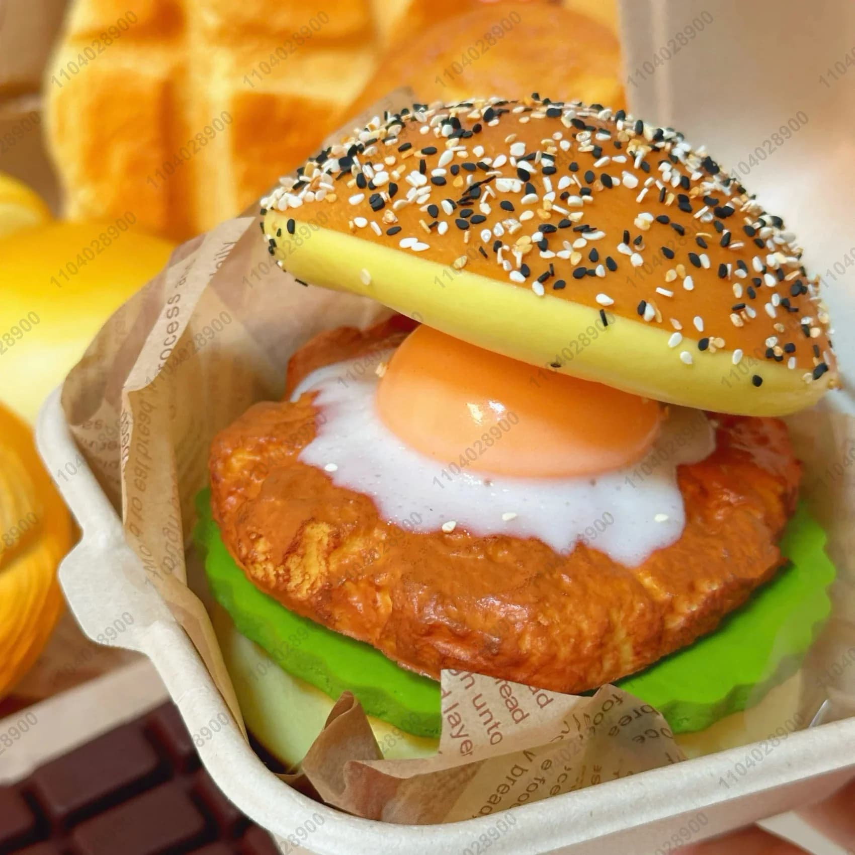 Gros Burger Squishy lente augmentation grand fromage Hamburger pain Squishy rebond lent presser jouet Anti-Stress libération main Relax jouet