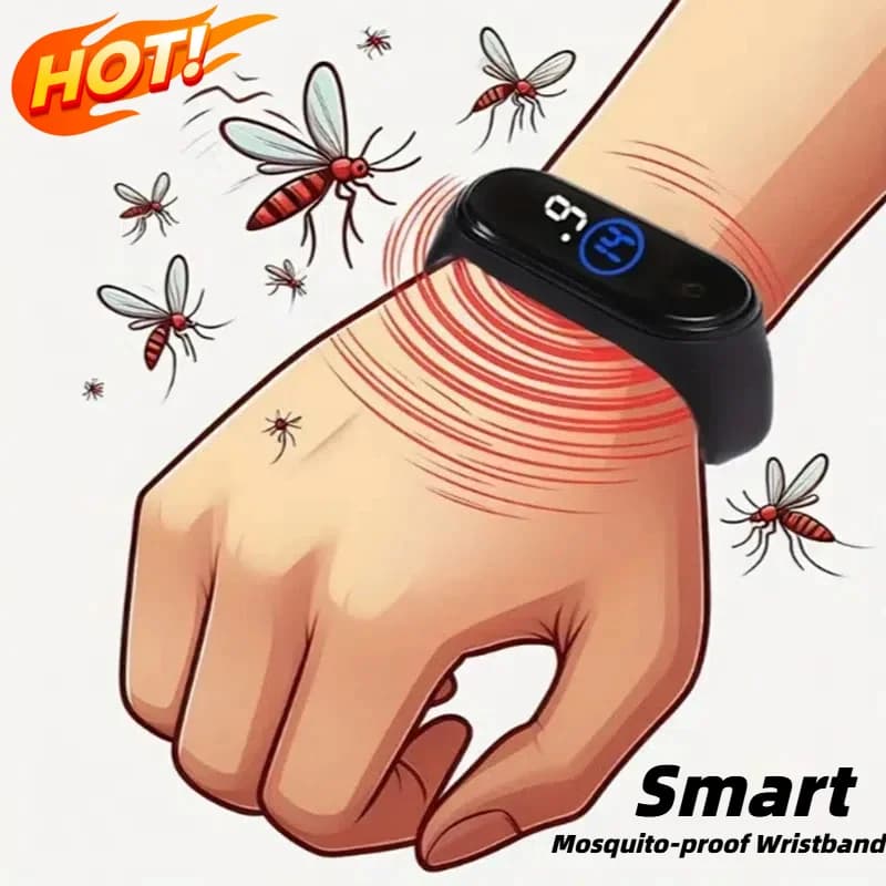 Bracelet anti-moustiques unisexe