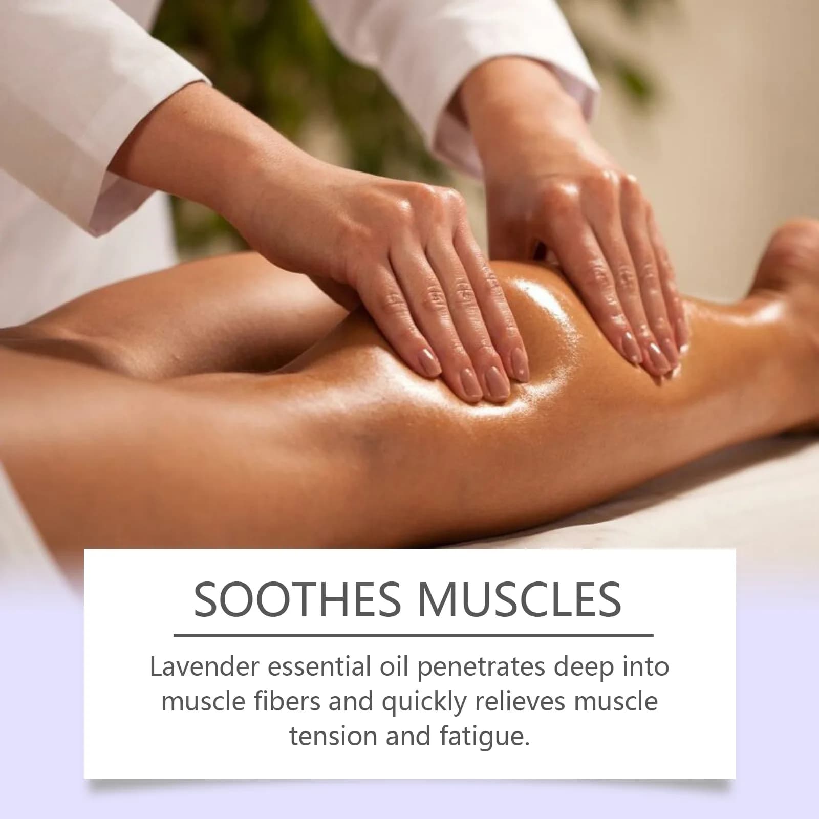 Huile de Massage relaxante à la lavande, hydratante pour le corps, lissante, douce, soulagement du Stress, douleurs musculaires, aide au sommeil, huile parfumée Gua Sha