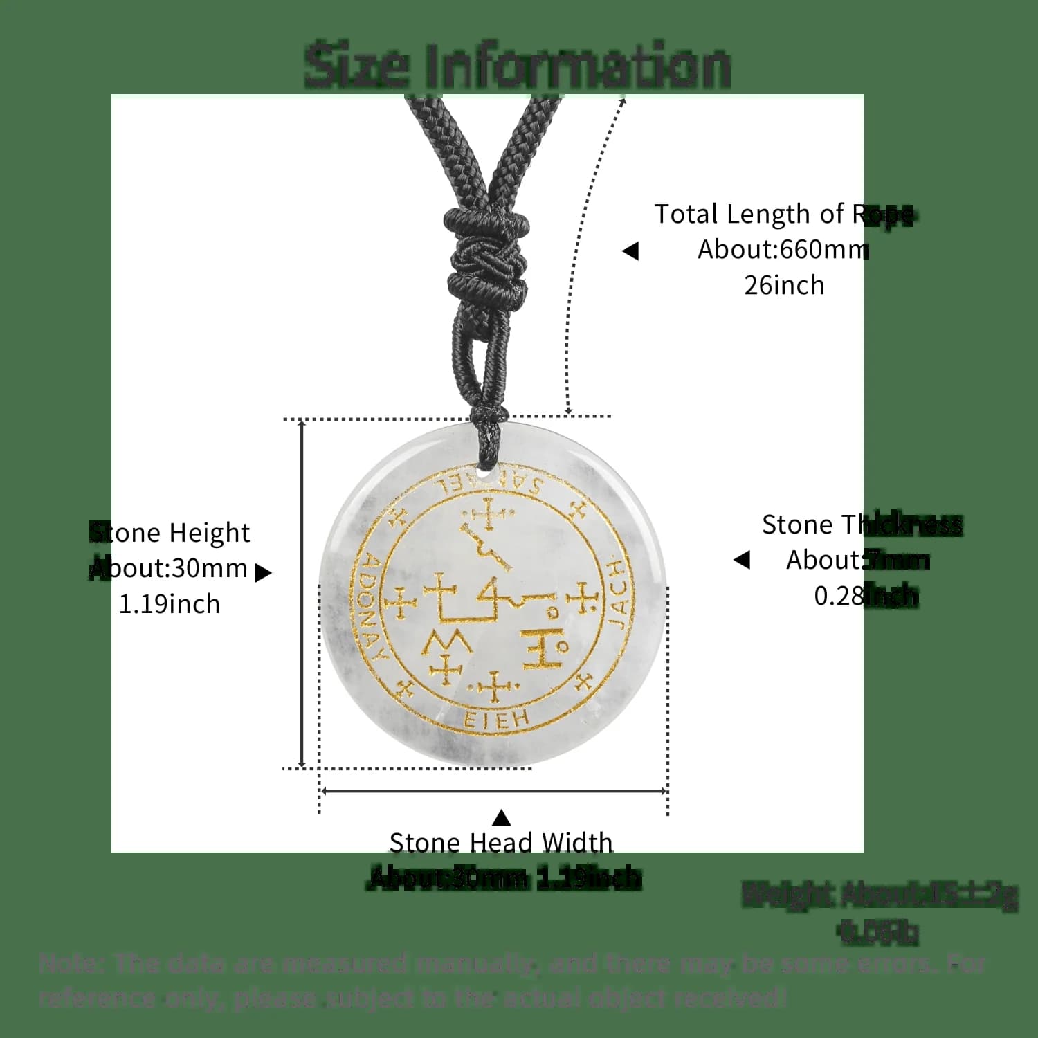 Pendentif en cristal de quartz naturel des sept archanges pour hommes et femmes, amulette de protection des anges, breloque de collier d'énergie spirituelle, bijoux
