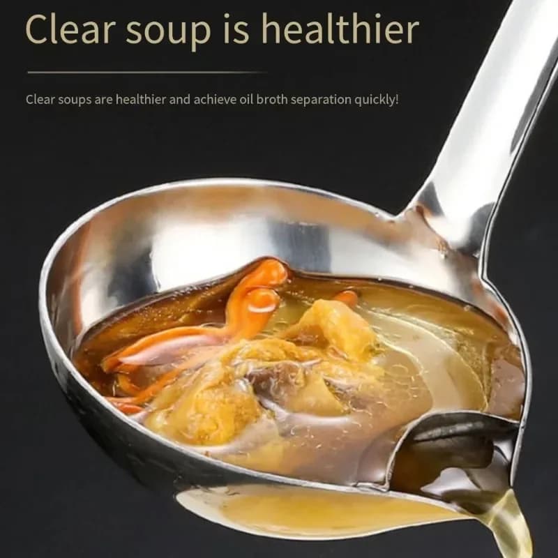 Mathiateur de graisse de soupe en acier inoxydable