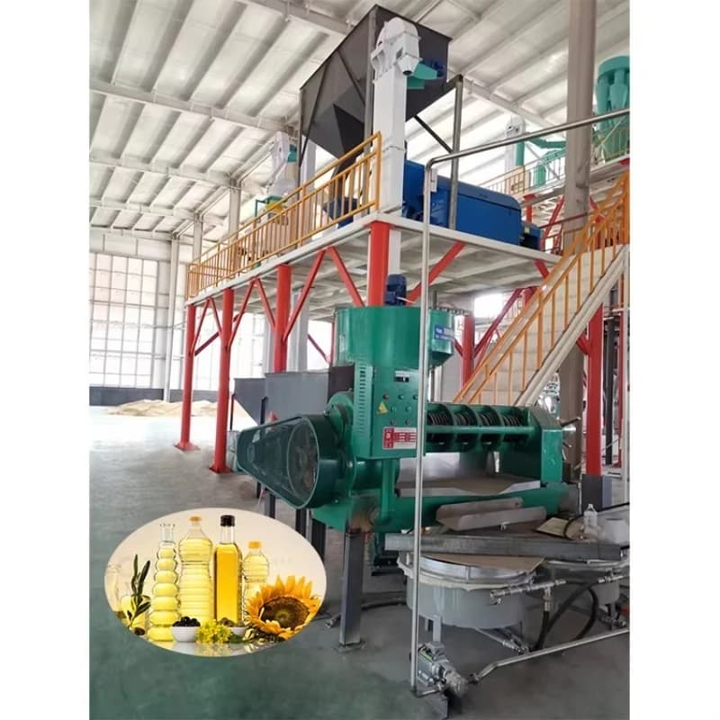 Machine de pressage d'huile de 20 tonnes pour l'extraction d'appareils de graines de fleurs de soleil, huile de presse de Production d'arachide