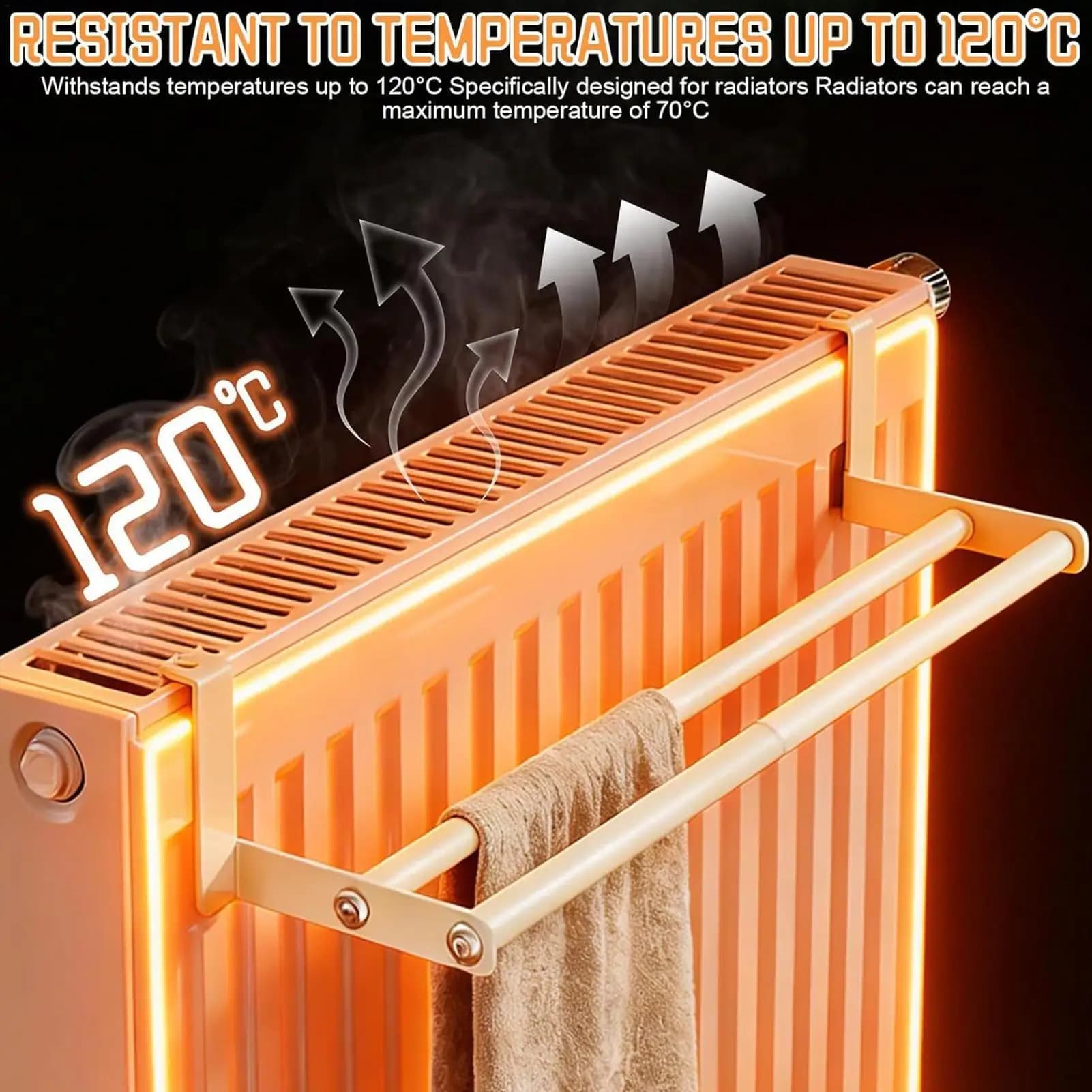 Séchoir mural robuste pour radiateur