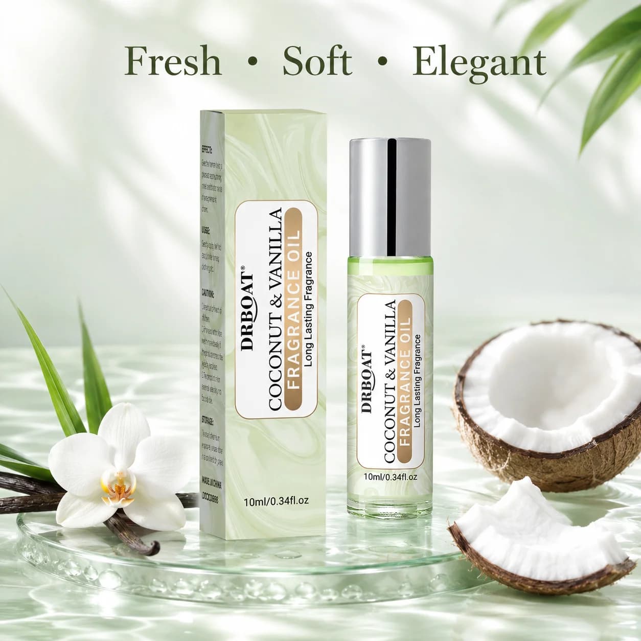 Huile de phéromones à la noix de coco et à la vanille - 10 ml
