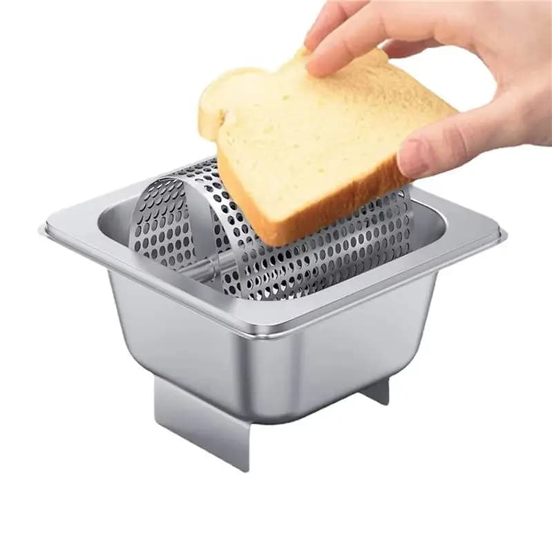 Rouleau à beurre en acier inoxydable AA81-2X - Distributeur de beurre fondu pour une répartition uniforme, gadget de cuisine indispensable
