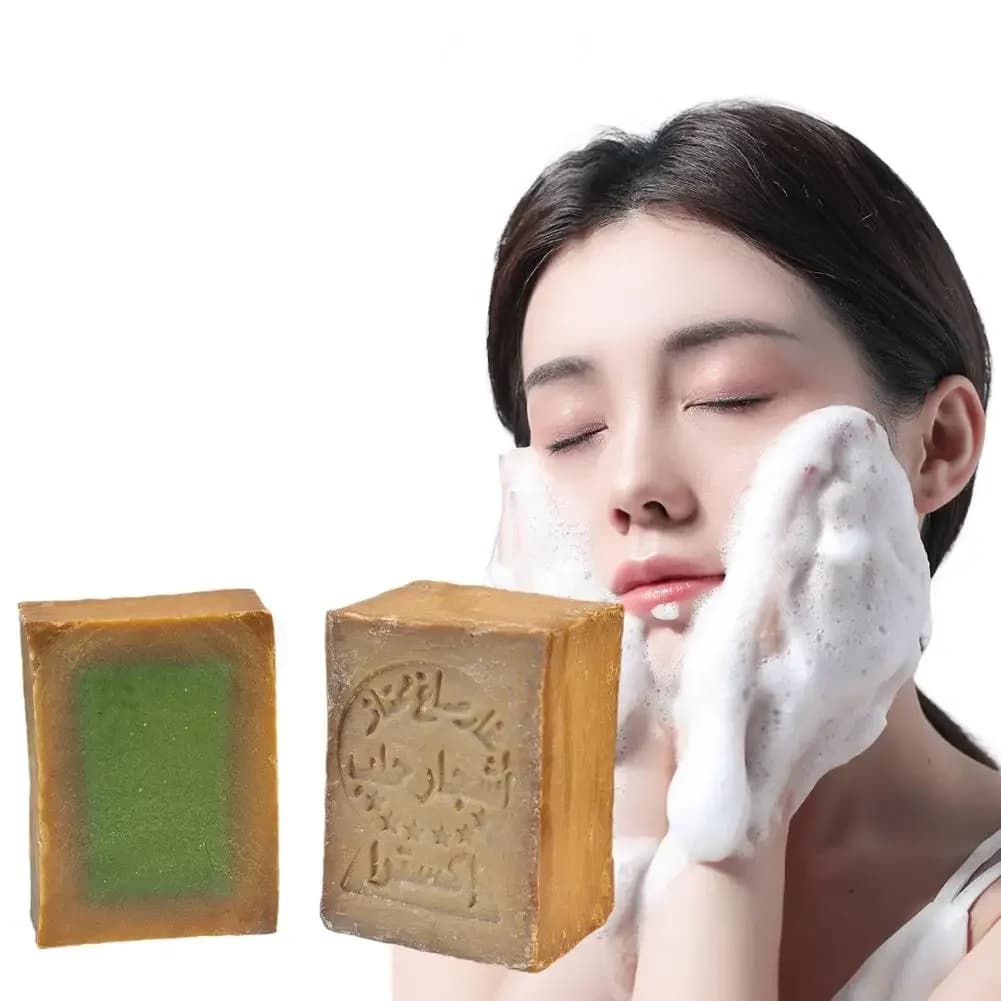 Savon artisanal ancien à l'huile d'olive pour le visage et le corps, shampoing solide 200g