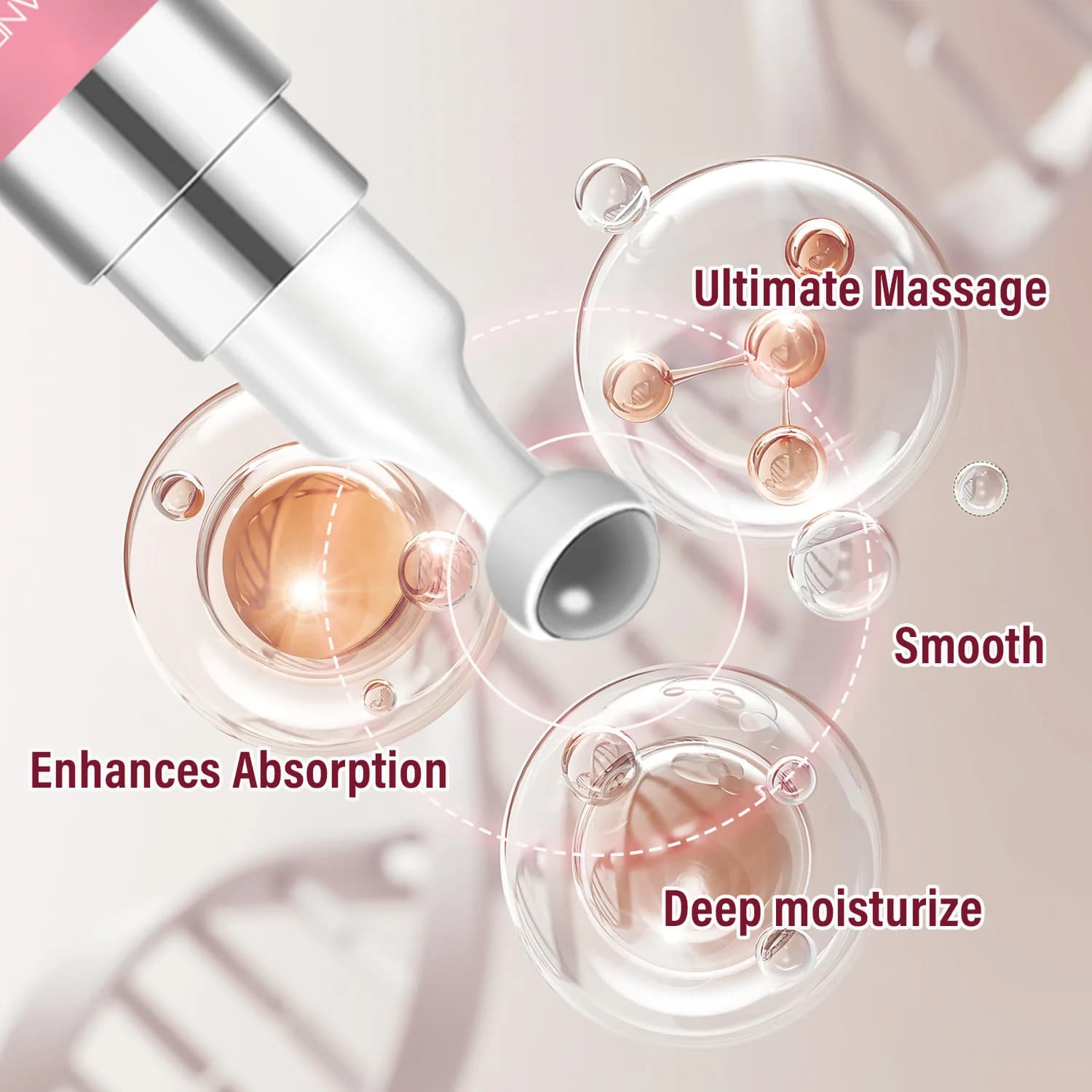 Crème pour les yeux de jour et de nuit roll-on au collagène rétinol pour anti-cercles foncées, poches pour les yeux et raffermissant la peau autour des yeux 15 ml