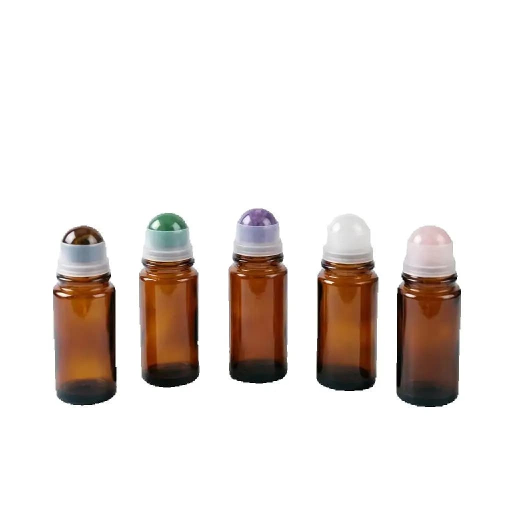 Bouteilles à bille en quartz de 50 ml pour huiles essentielles