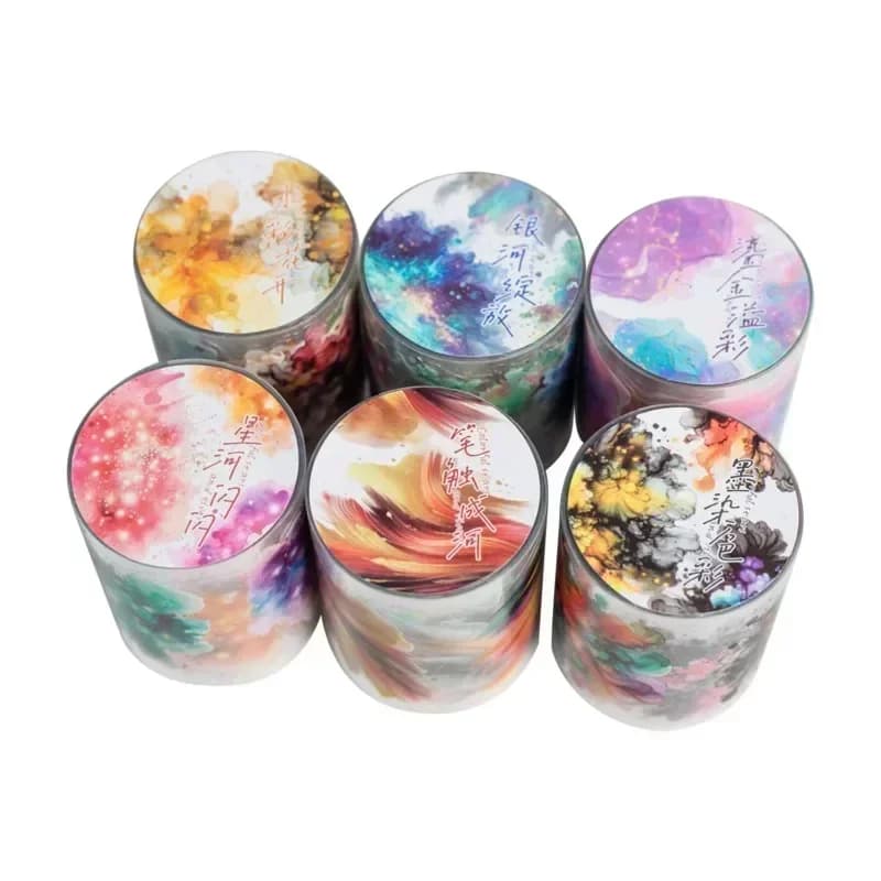Rouleau de ruban adhésif coloré en l'horloge pour scrapbooking