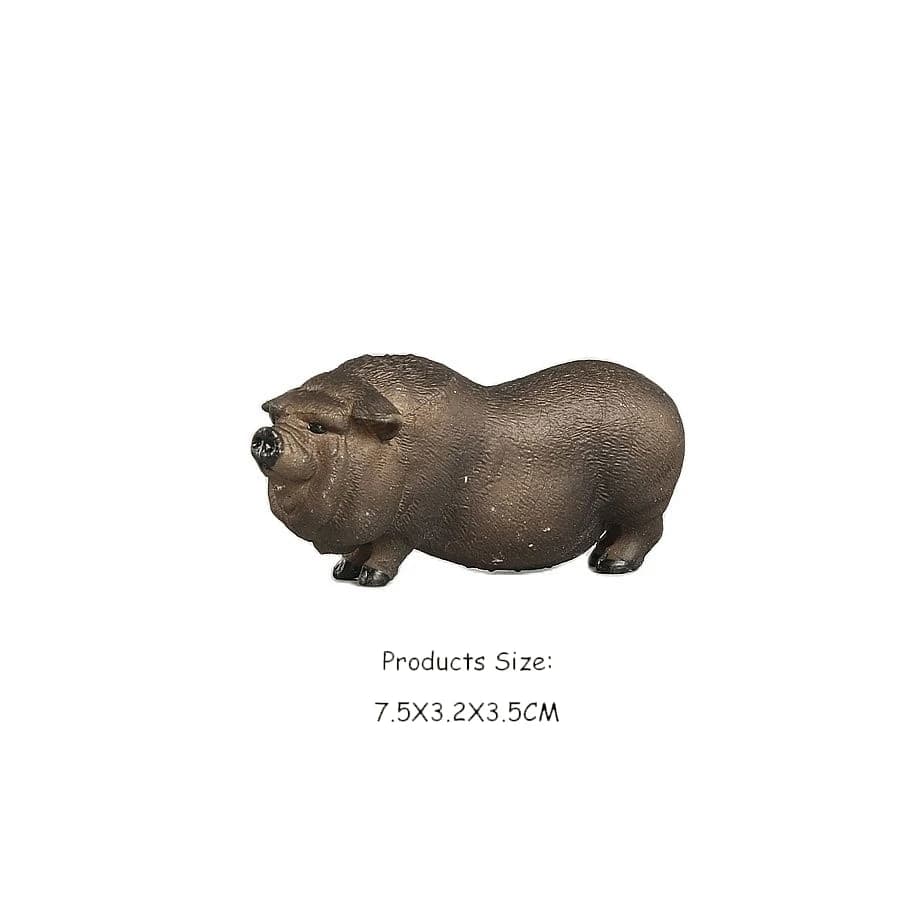 Figurines d'animaux de ferme en plastique pour enfants, figurine de over, jouets de sanglier, truies, porcelets, modèles WarthAustin, cadeaux pour enfants