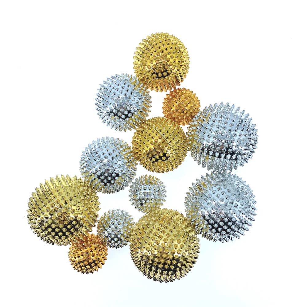 Rouleau de massage texturé pour les doigts et les muscles des mains, masseur de paume par acupression avec boutons ABS pour soulager la raideur