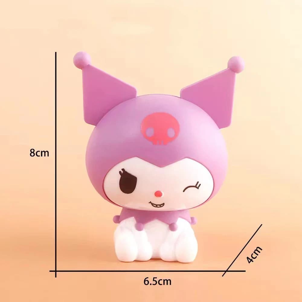Sanurgente-Figurines Kawaii Cinnamoroll Kuromi pour Enfants