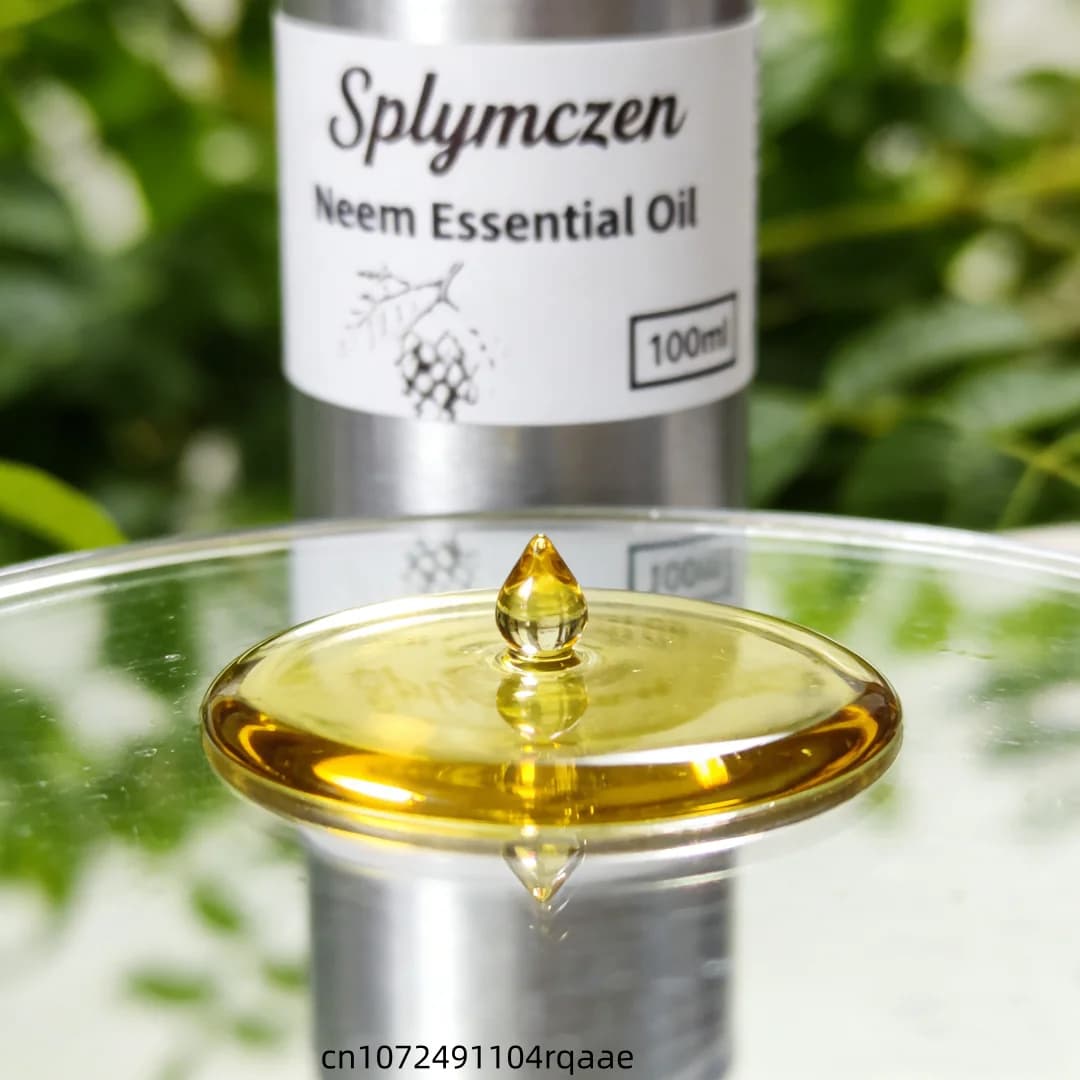 Huile essentielle naturelle de Neem biologique et de lotus bleu pour l'aromathérapie, le diffuseur, la méditation, la relaxation, l'aide au sommeil, l'huile parfumée pour la maison