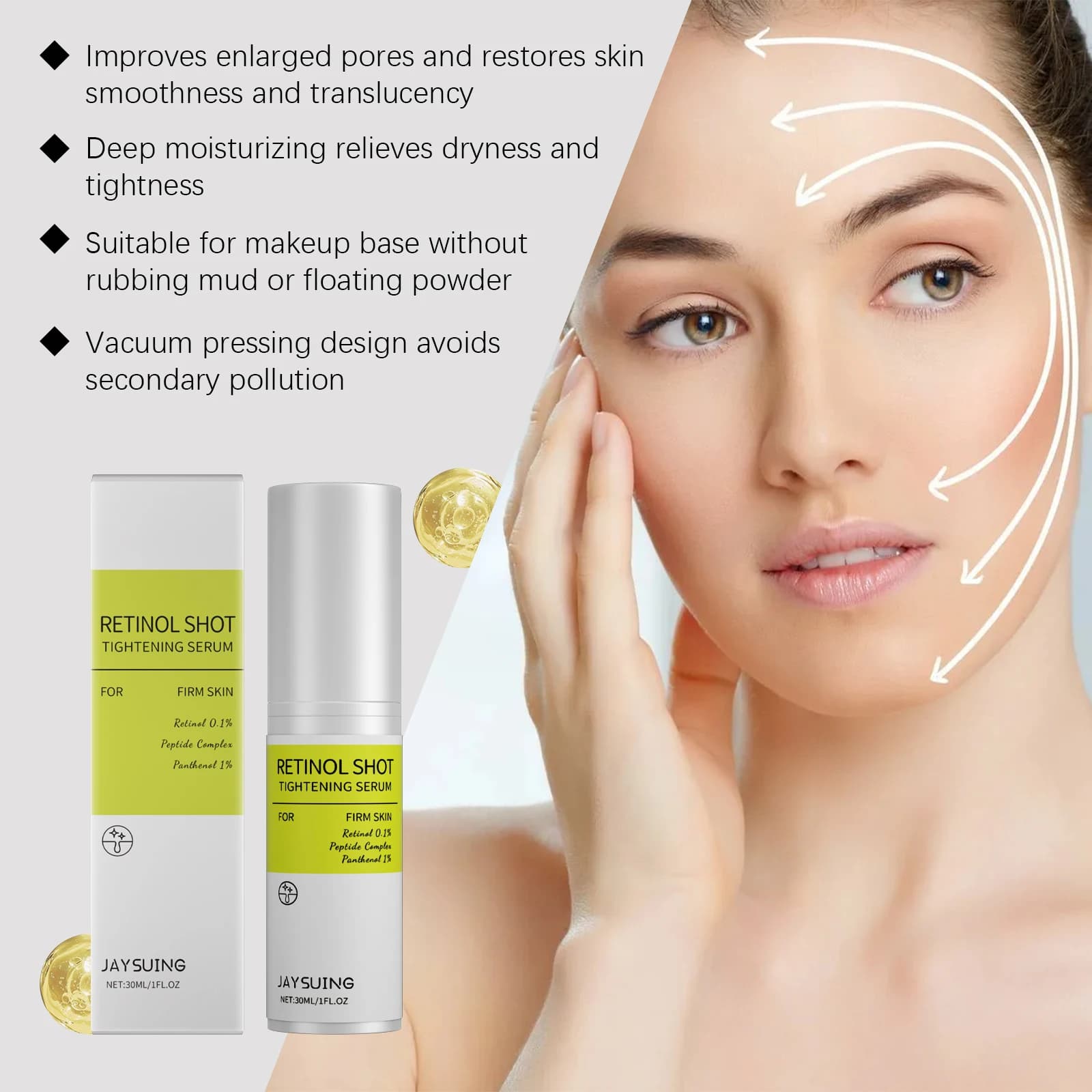 Crème pour les yeux coréenne pour Anti-rides et âge crème pour les yeux au rétinol élimine les cernes contre les poches et les poches hydrate la crème de soin des yeux