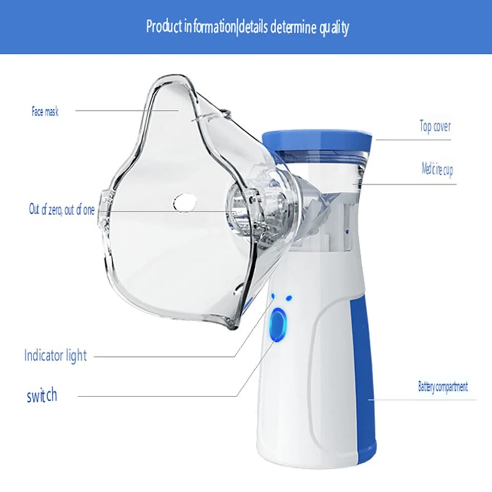Revitalisez le vapeur et l'humidificateur pour le visage, brume nano-ion 2 en 1 pour l'hydratation de la peau et l'hydratation de l'air avec réservoir d'eau