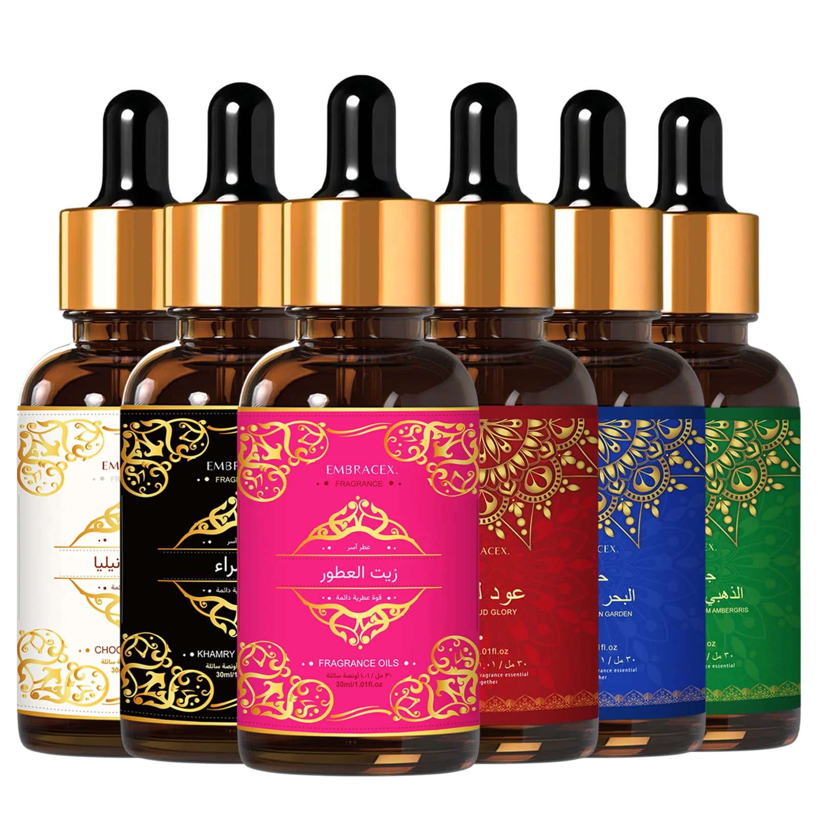 Huile Essentielle Royal Oud Glory 30ml - Huile de Parfum Arabe pour Cadeaux de l'Aïd al-Fitr