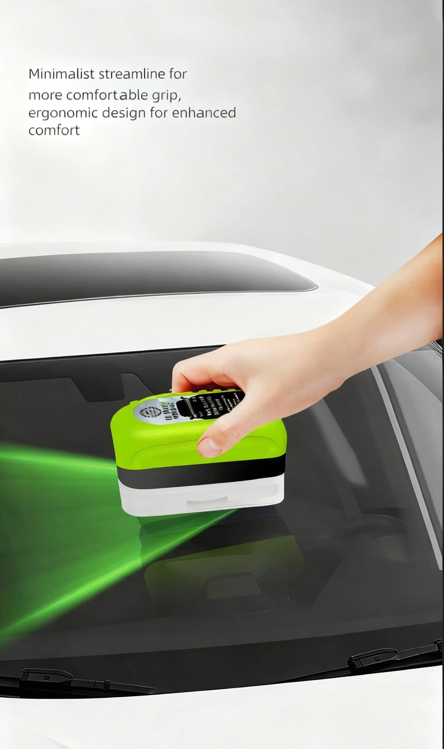Brosse de nettoyage de film d'huile automobile, nettoyant de film d'huile de verre de voiture, nettoyeur de film d'huile de fenêtre, essuie-glace de nettoyage de verre, Anti-pluie et brouillard