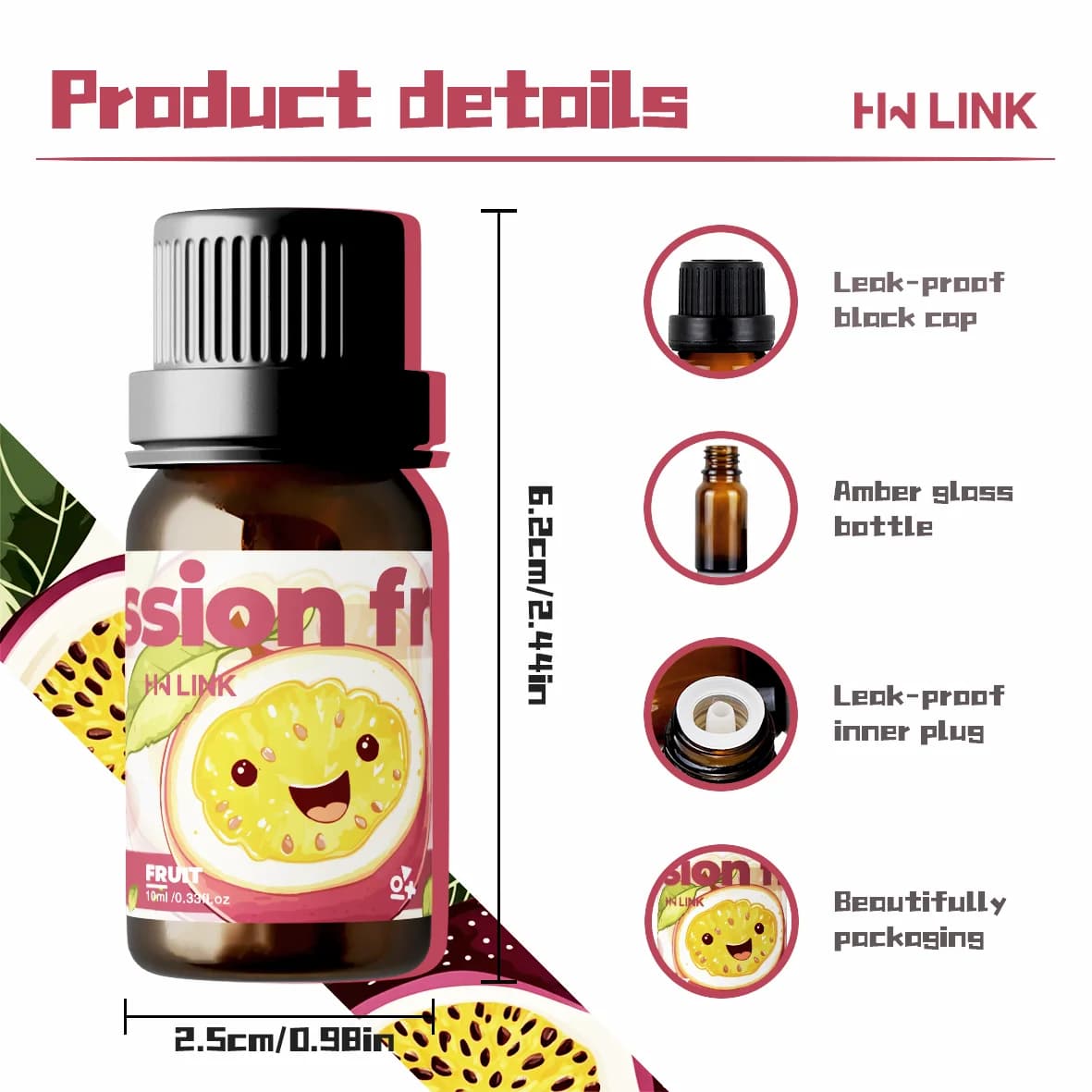 Huile essentielle de Passion Fruit 10ml
