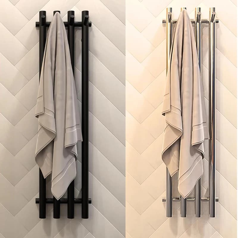 OXG – porte-serviettes chauffant électrique, 3/4 barres, radiateur pour serviettes, chauffe-serviettes de bain, accessoires de salle de bains