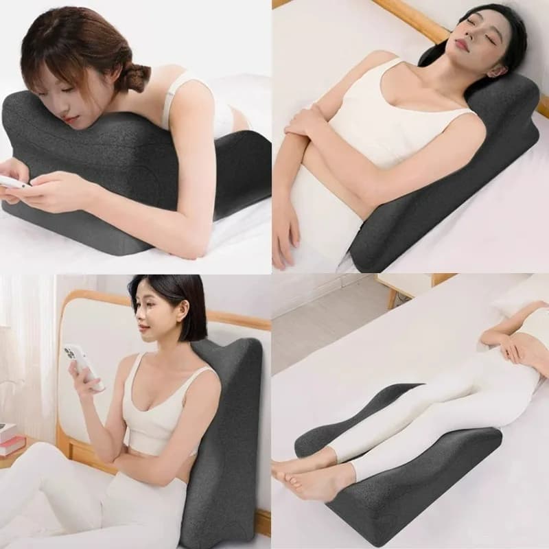 Oreiller de lit multifonctionnel pour dormir, se reposer et regarder des vidéos sur téléphone portable