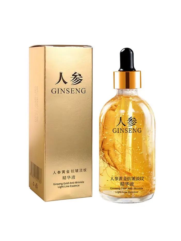 Essence de Ginseng polypeptide, huile essentielle Anti-âge, polypeptide doré, Anti-rides, resserre l