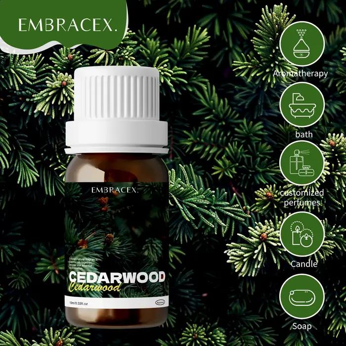 Huiles essentielles de bois de cèdre pur, huile de bois de cèdre 100% naturelle pour les soins capil
