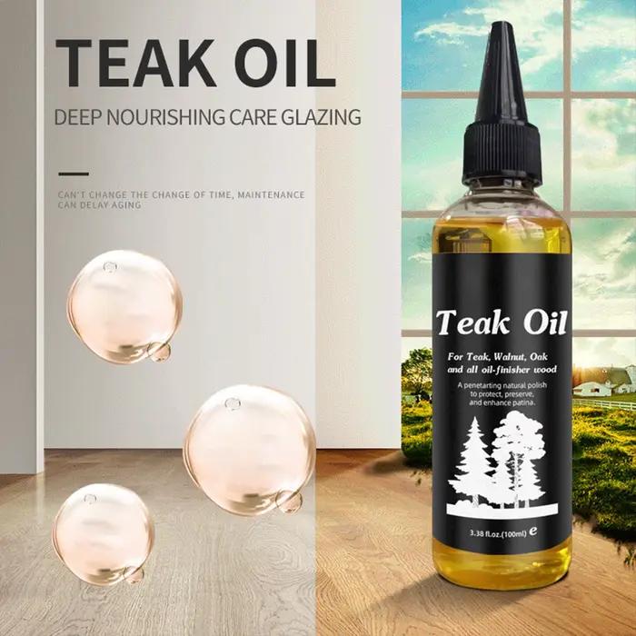 Huile pour meubles 100 ml, polisseur pour bois, conditionneur non gras pour bois dur, huile de teck