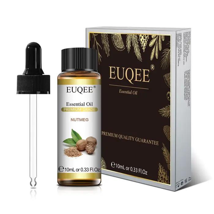 EUQEE 10ML Palo Santo huile essentielle naturelle avec compte-gouttes en verre origan cardamome marj