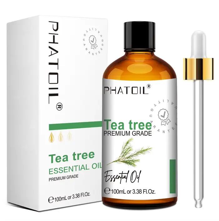 PHATOIL – huile essentielle pure pour diffuseur, eucalyptus, menthe poivrée, vanille, arbre à thé, Y