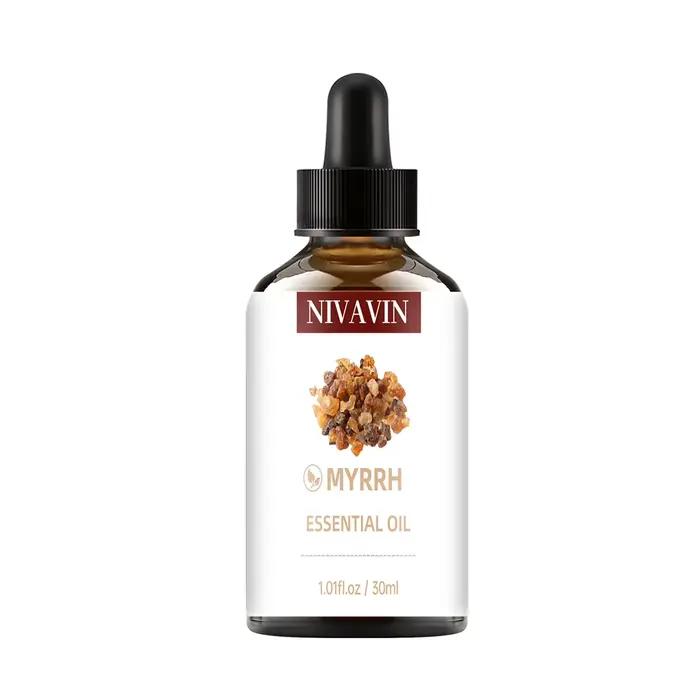 NIVAVIN 30ml/60ml/100ml Huile essentielle de myrrhe, extraits de plantes naturelles, parfum riche, s