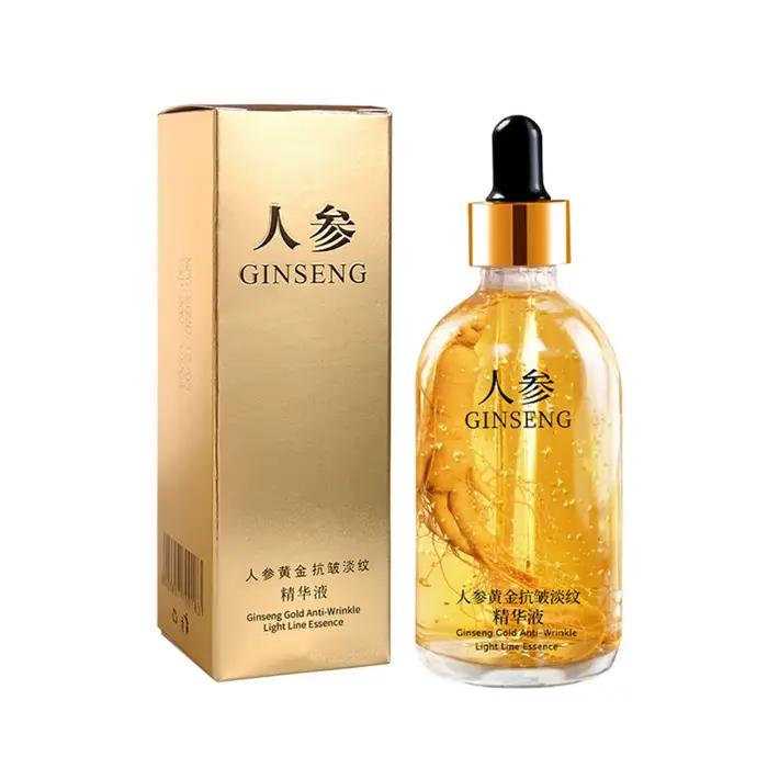 Huile essentielle de Ginseng polypeptidique, polypeptide doré, lisse les rides, raffermit la peau am