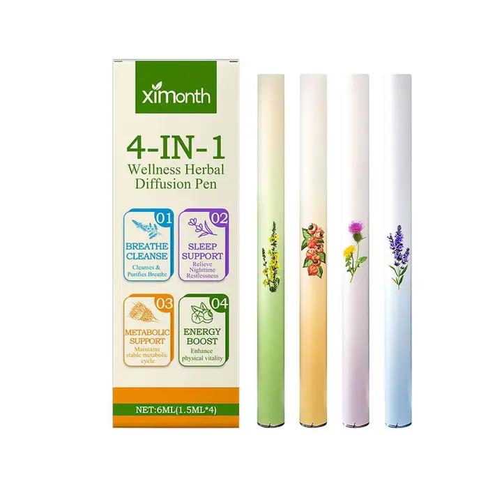 Diffuseur d'aromathérapie, stylo désodorisant, purificateur de poumons à base de plantes, bâton de n