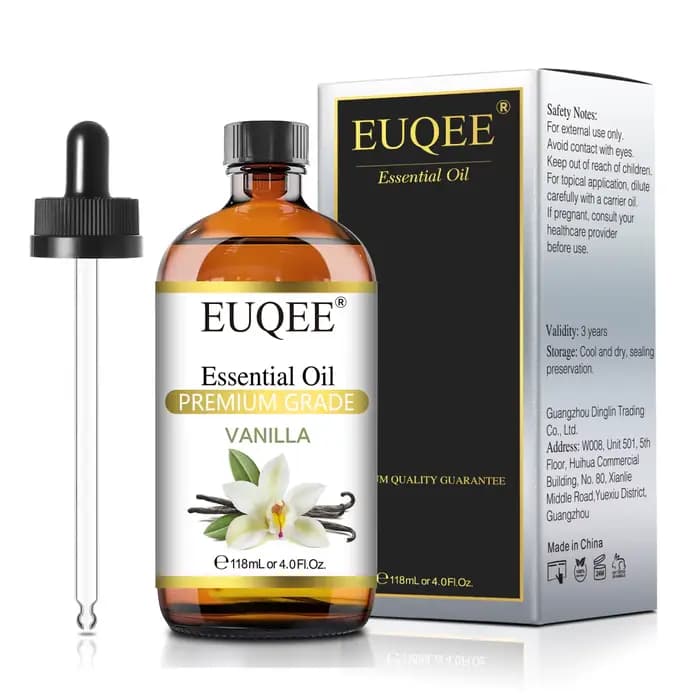 EUQEE 118ml huile essentielle Pure pour la peau menthe poivrée lavande Eucalyptus vanille bergamote