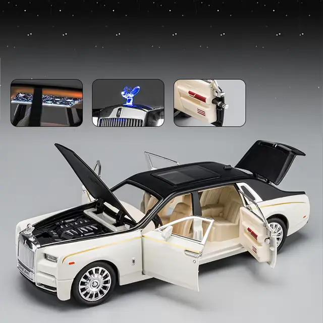 Modèle de voiture Rolls Royce Phantom Mansory en alliage moulé sous pression et véhicules jouets, so