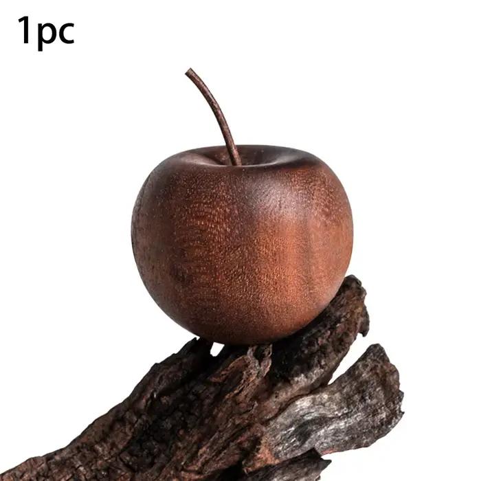 Diffuseur d'huiles essentielles en bois en forme de pomme, diffuseur de parfum adapté à la maison, s